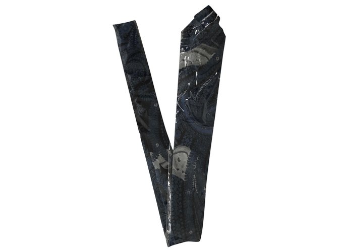 Givenchy Cravates Coton Bleu  ref.251687
