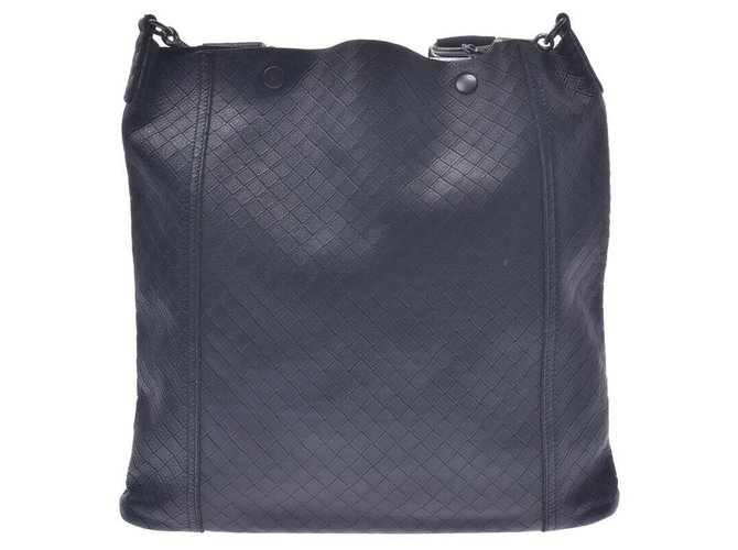 Bottega Veneta Shoulder bag Black Leather  ref.251702