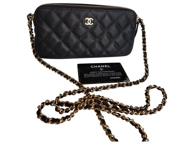 Boy Chanel borsa Black Leather  ref.251900