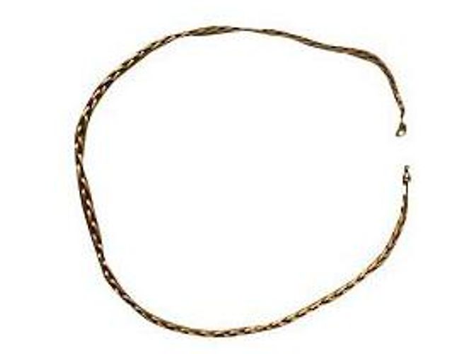 Autre Marque Collar HISTOIRE D'OR Gold en malla de palmera Gold hardware