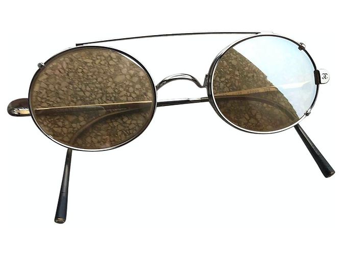 Gafas de sol Chanel Plateadas Plata 