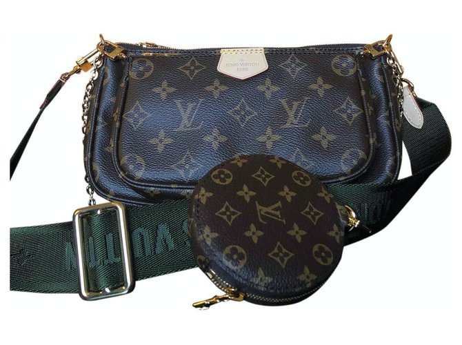 Louis Vuitton Handbags Brown Cloth  ref.251946