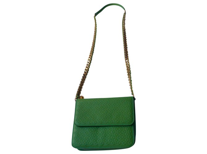 STELLA MC CARTNEY Messenger bag new condition Green Synthetic  ref.252171