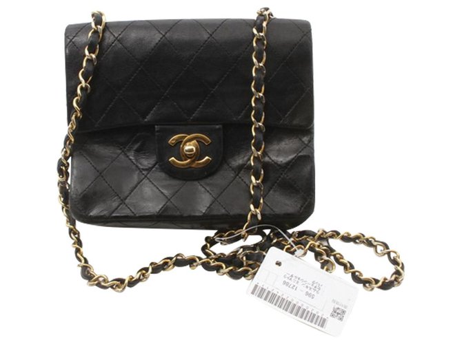 Chanel Timeless Black Leather  ref.252189