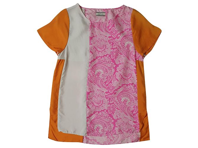 Camicetta By Malene Birger Elvura in seta manica corta Multicolore