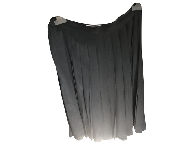 Balmain Skirts Black Silk  ref.252394