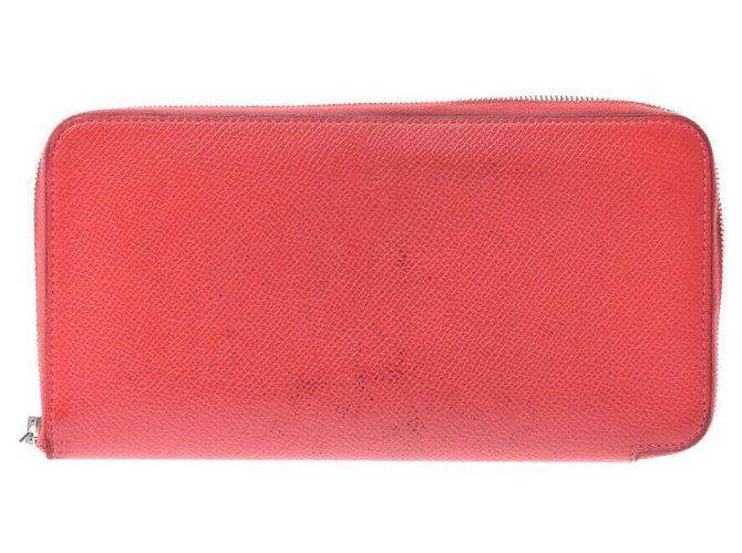 Hermès Silk'In Red Leather  ref.252414