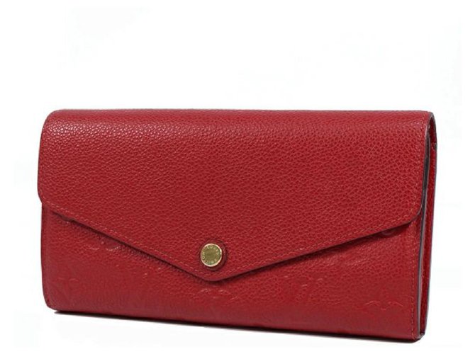Louis Vuitton Portofeuilles Sarah Womens lange Brieftasche M.61181 cerise  ref.252512