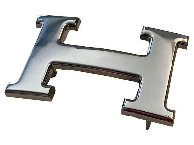 Hermès Hermes  H Belt in new condition Silvery