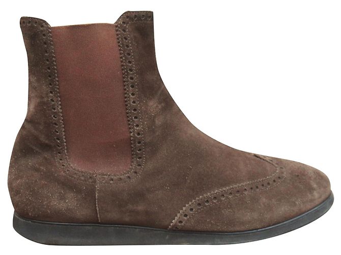 Salvatore Ferragamo Mis botas Ferragamo p 40 Marrón oscuro