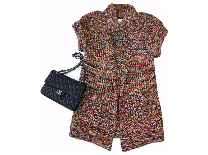 Chanel Runway Wool Tweed Knit Jacket / Coat / Cardigan Multiple colors  ref.252616