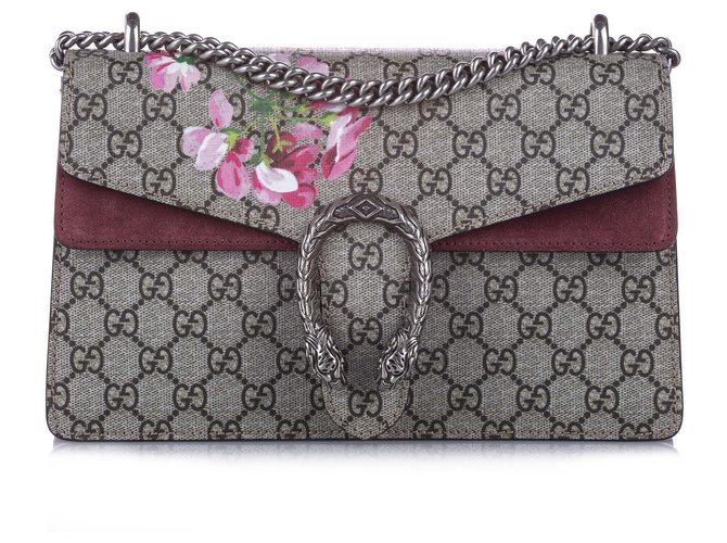 Gucci Wallet GG Supreme Blooms Pink in Coated Canvas with Silver-tone - US