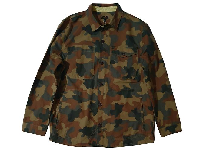 Barbour Sobrecamicia pesante Heritage Camo in cotone Multicolore