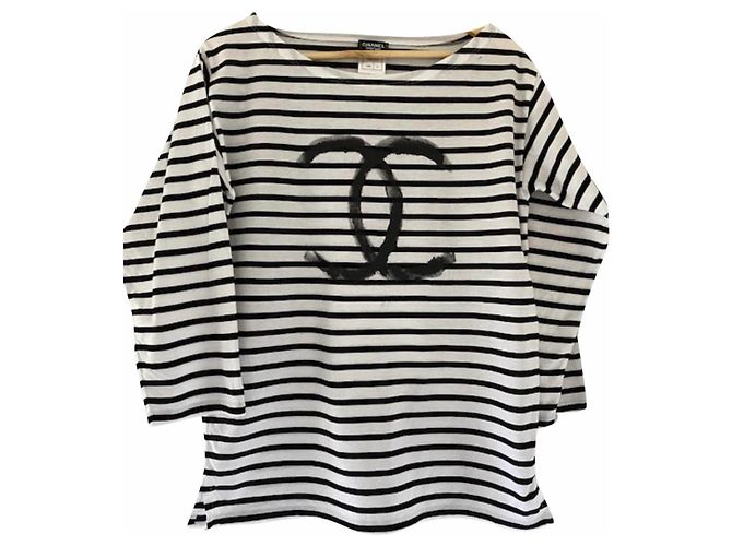 Cambon Chanel marinaio Nero Bianco