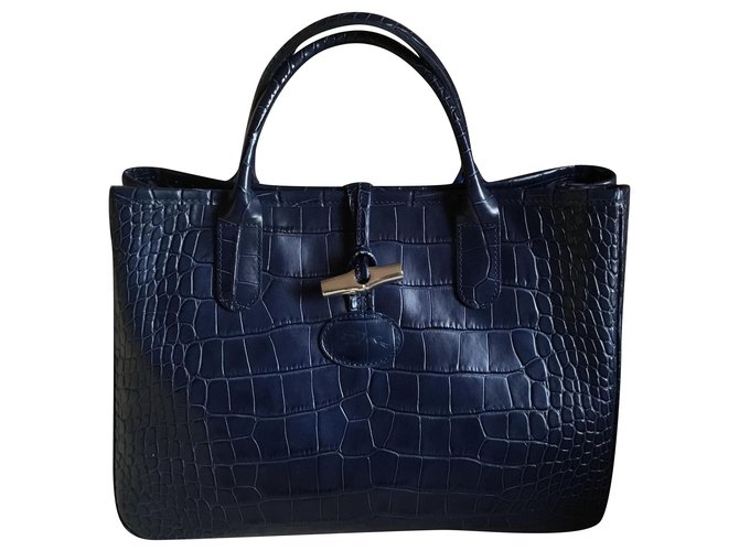 Longchamp crocodile bag best sale