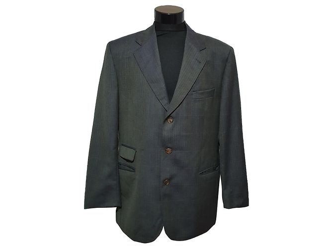 Blazer Burberry Tartan in Lana e Seta Multicolore