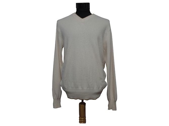 Autre Marque Pull Chervo en cachemire champagne Taille L