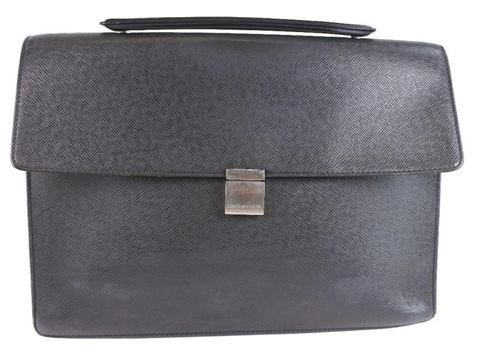 Louis Vuitton Briefcase Black Leather  ref.253289