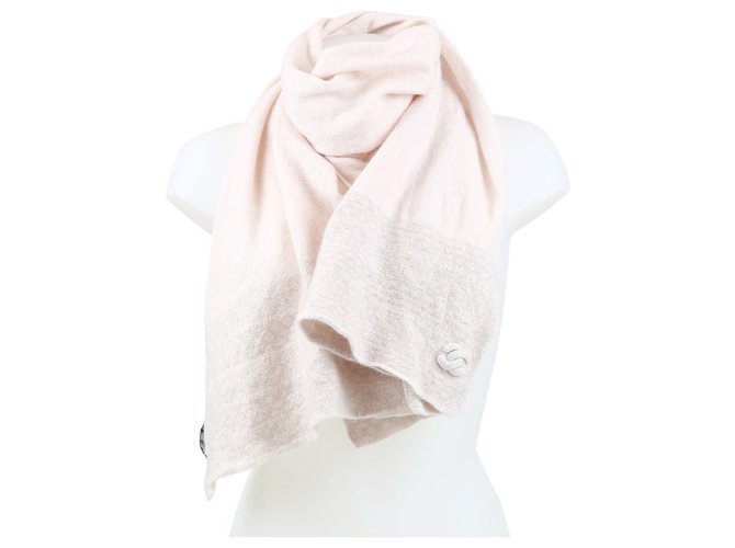 Chanel scarf Pink Wool  ref.253418