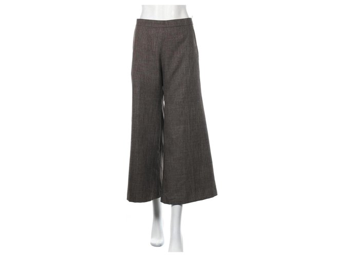 Acne Pants, leggings Brown Polyester  ref.253458