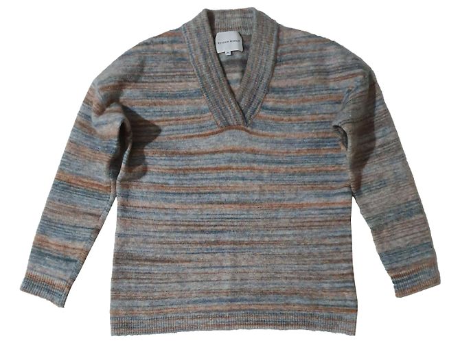 Autre Marque Maglione in lana e mohair da donna S Multicolore