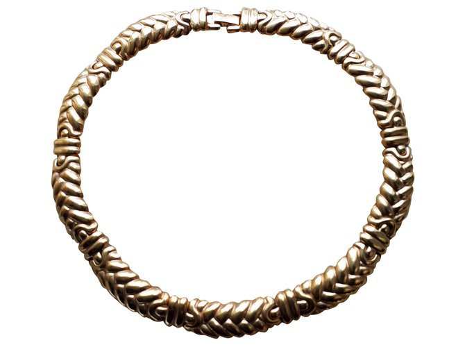Guy Laroche Golden choker necklace Metal  ref.253667