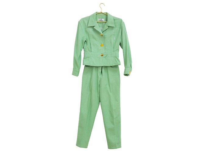 Conjunto Givenchy de algodão verde Tamanho 38