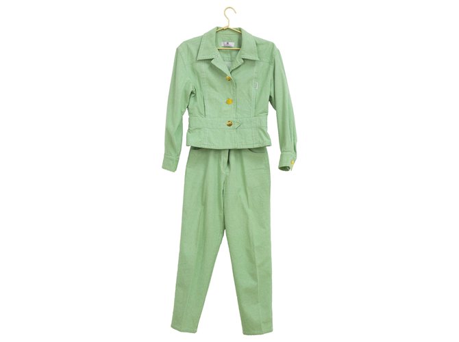Givenchy boutiques. Green Cotton  ref.253695