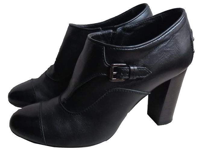 Tod's Absatzschuhe aus Leder Schwarz 36