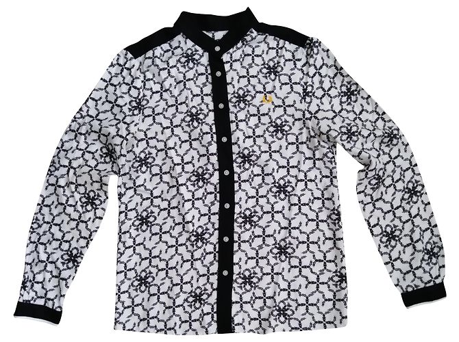 Top Fred Perry Blanco de Viscosa