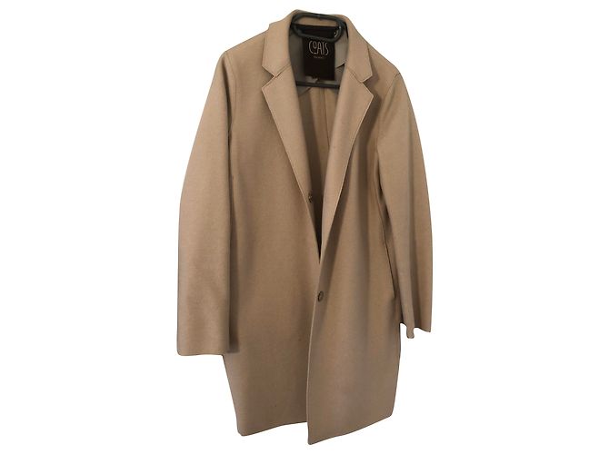 Autre Marque Abrigo Milano de lana beige