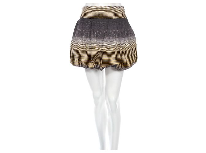Falda globo a rayas Karen Millen Multicolor