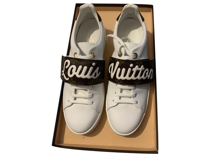 Sneakers / Baskets Louis Vuitton Cuir Blanc  ref.253966