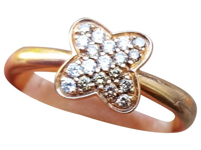 Autre Marque Anello Recarlo in oro giallo e diamanti D'oro