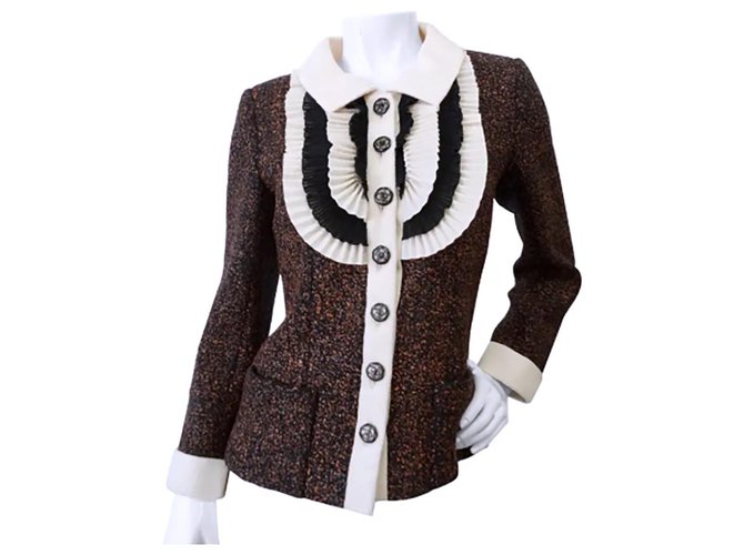 Chanel Chaqueta Brasserie Gabrielle Runway Multicolor Tweed  ref.254001