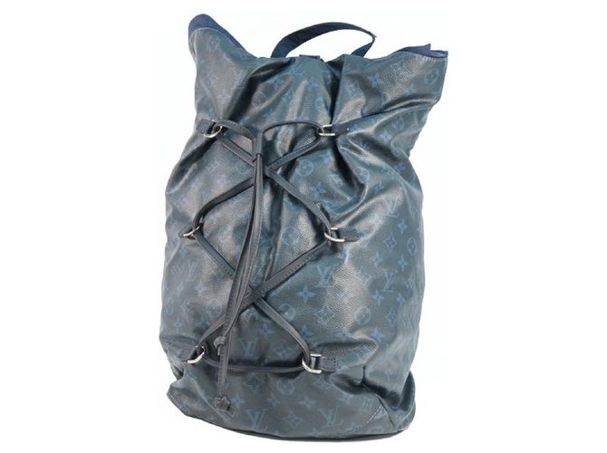Louis Vuitton Backpack Mens ruck sack Daypack M41707 cobalt  ref.254043