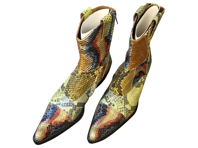 Free Lance Ankle Boots Multiple colors Python  ref.254074