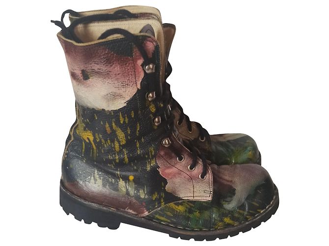 Autre Marque Mondo Albion Lederstiefel Mehrfarben