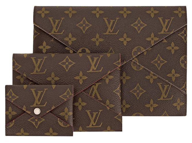 Louis Vuitton LV Kirigami conjunto novo Marrom Couro  ref.673657