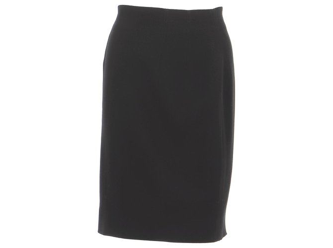 Céline Skirt suit Black Wool  ref.254437