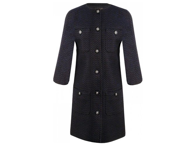 Chanel Paris-Edinburgh tweed coat Multiple colors  ref.254461