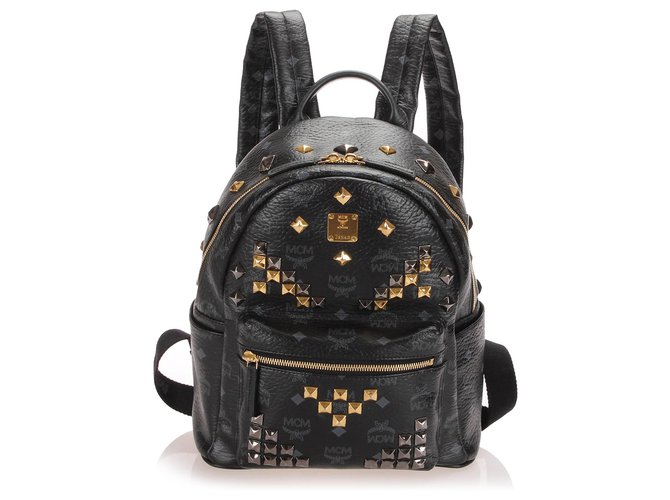 MCM Nylon Backpack - Black Backpacks, Handbags - W3049325
