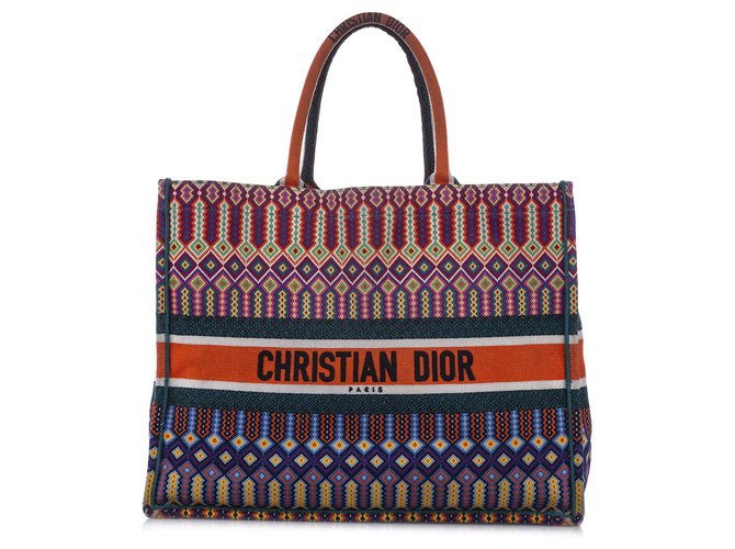 dior canvas tote