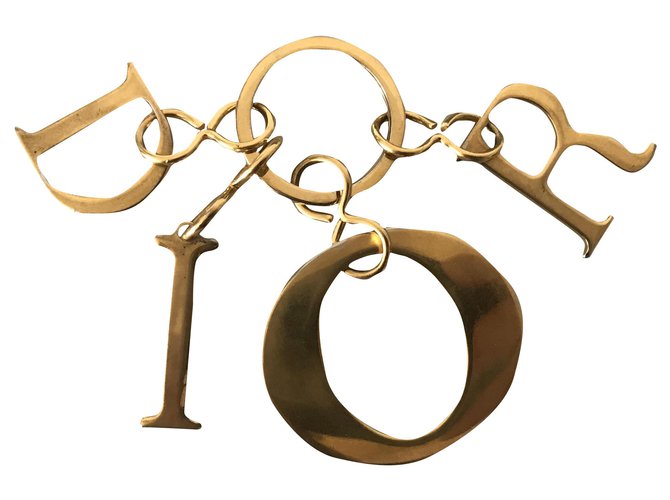 Dior Bag charms Gold hardware Metal  ref.254552