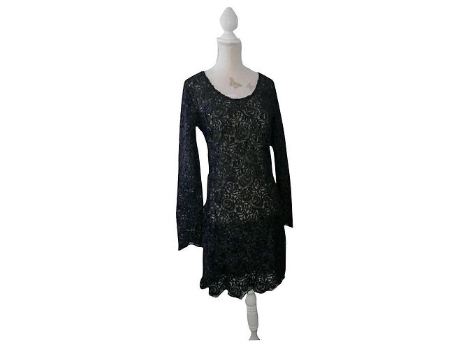 Autre Marque Vestido Pain de sucre Marrón Oscuro