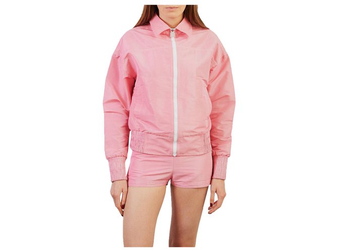 Chanel Trainingsanzug mit Shorts Pink Tuch  ref.254594