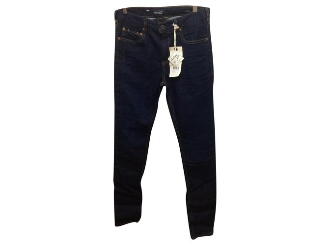 Scotch and Soda Jean skinny neuf avec étiquettes taille W30 l34 Elasthane Bleu  ref.254617