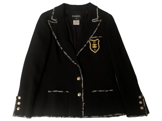 Chanel jacket - The Devil wears Prada Black Wool  ref.254649