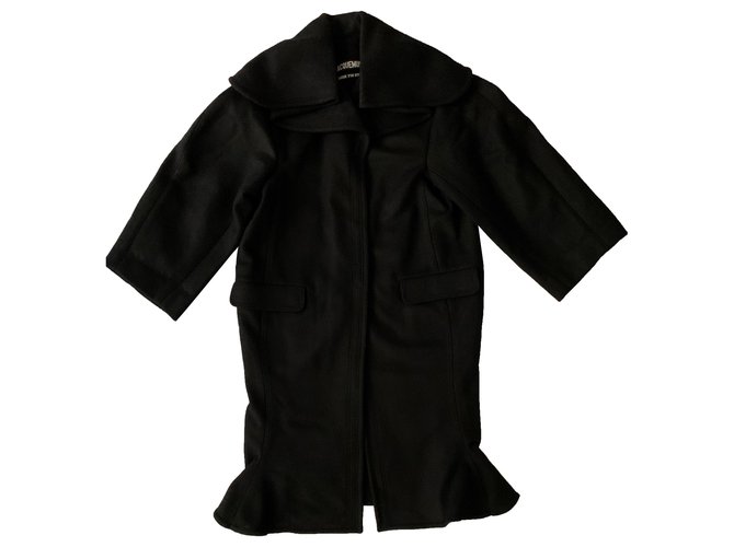 Jacquemus Oversized black wool coat  ref.254706