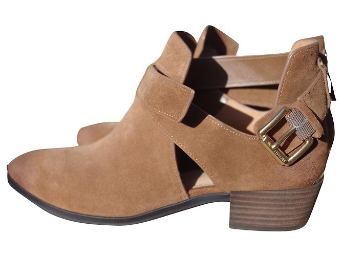 Michael Kors Mercer Stiefeletten Wildleder Caramel Karamell